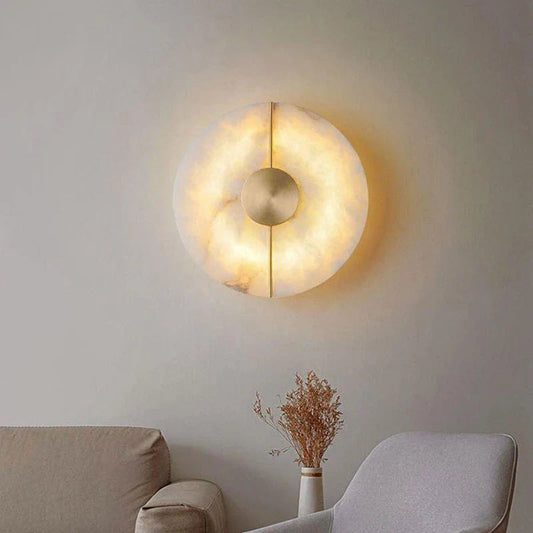 Aurea | Applique Murale Design En Pierre – Raffinement Minéral & Lumière Apaisante
