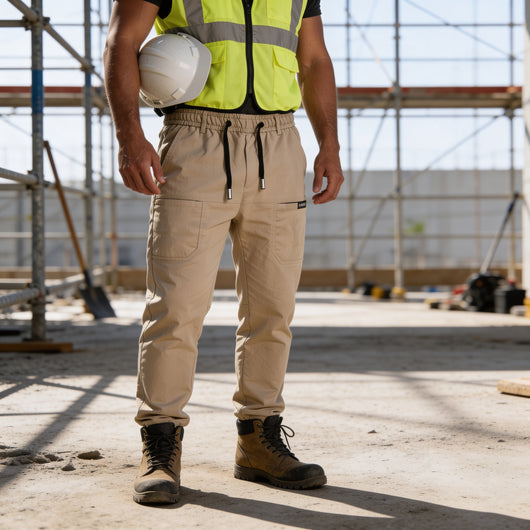 Pantalón cargo cómodo y funcional con múltiples compartimentos 